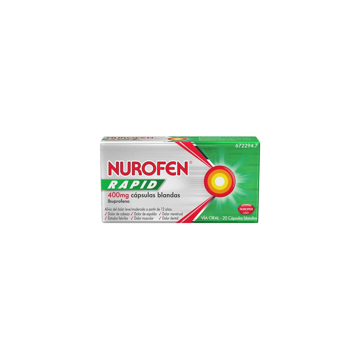 NUROFEN RAPID 400 mg cápsulas blandas