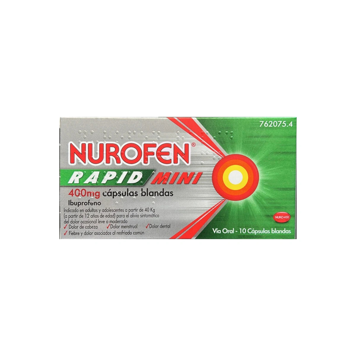 Nurofen Rapid Mini 400 mg cápsulas blandas