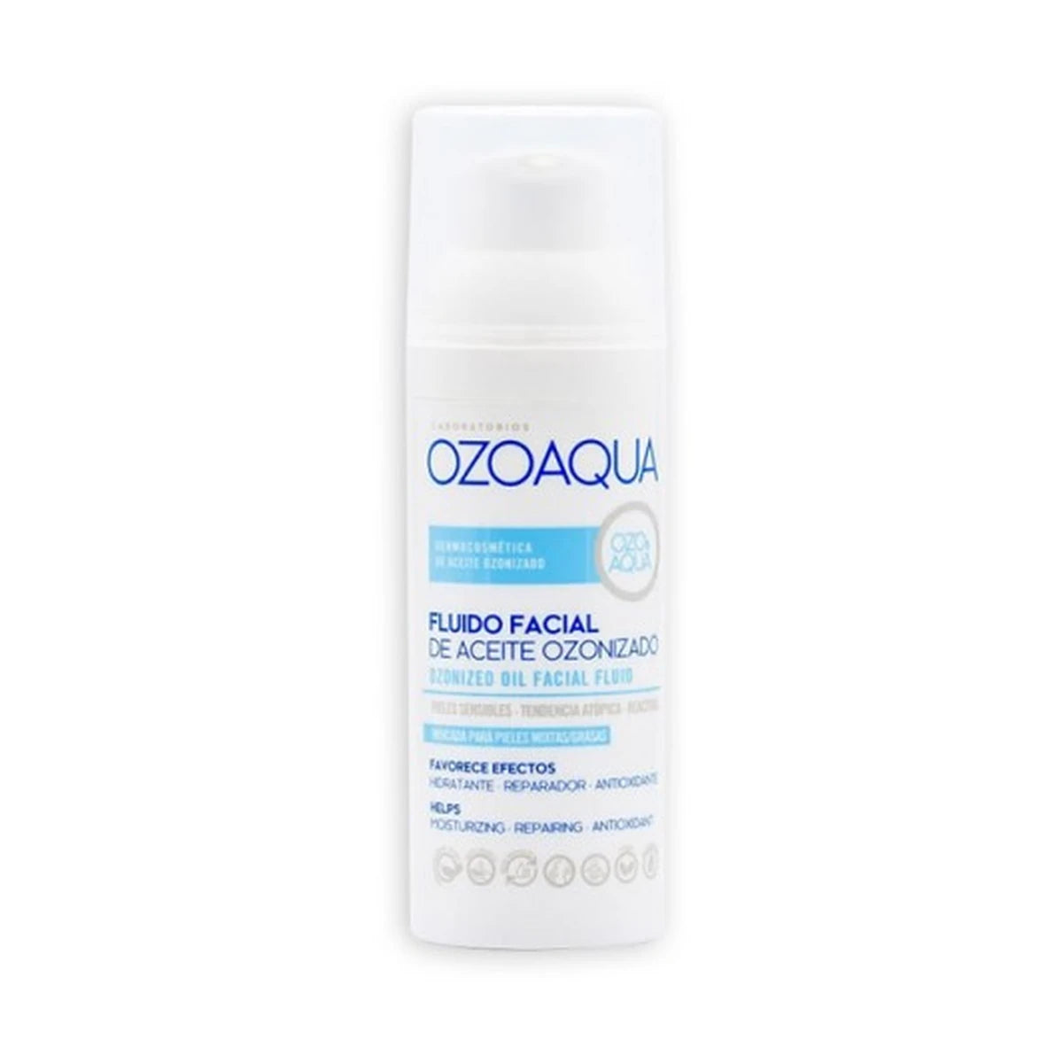 Ozoaqua Fluido Facial de Aceite Ozonizado 50 ml - vista frontal