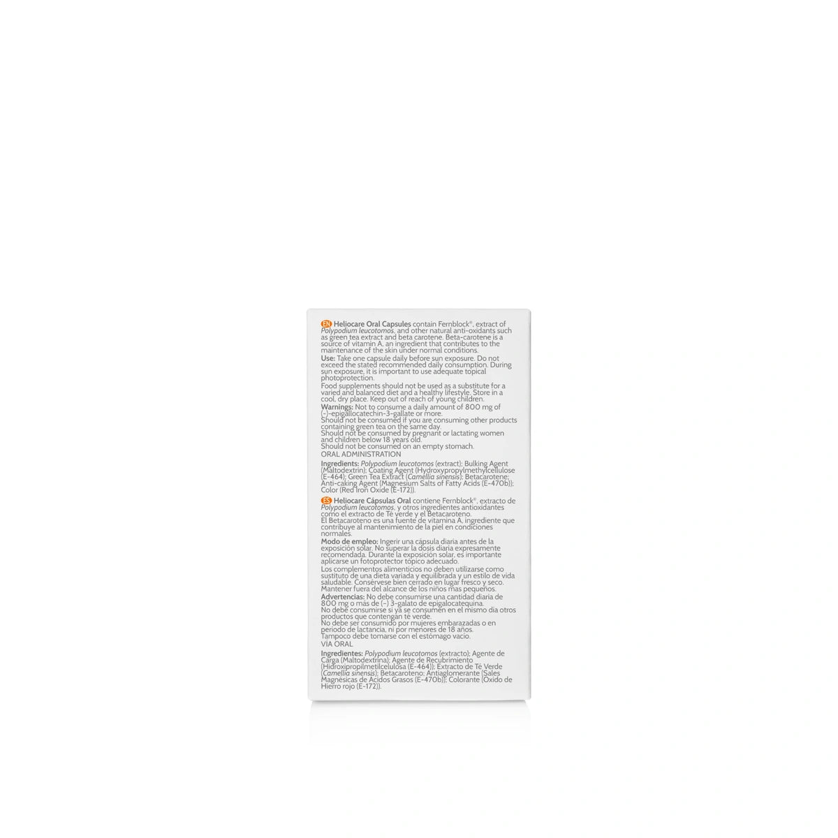 Heliocare Cápsulas Fotoprotección Oral 60 Cápsulas