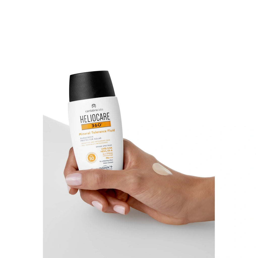 Heliocare 360º Mineral Tolerance Fluid SPF 50+ Fotoprotector Facial Mineral para Piel Sensible