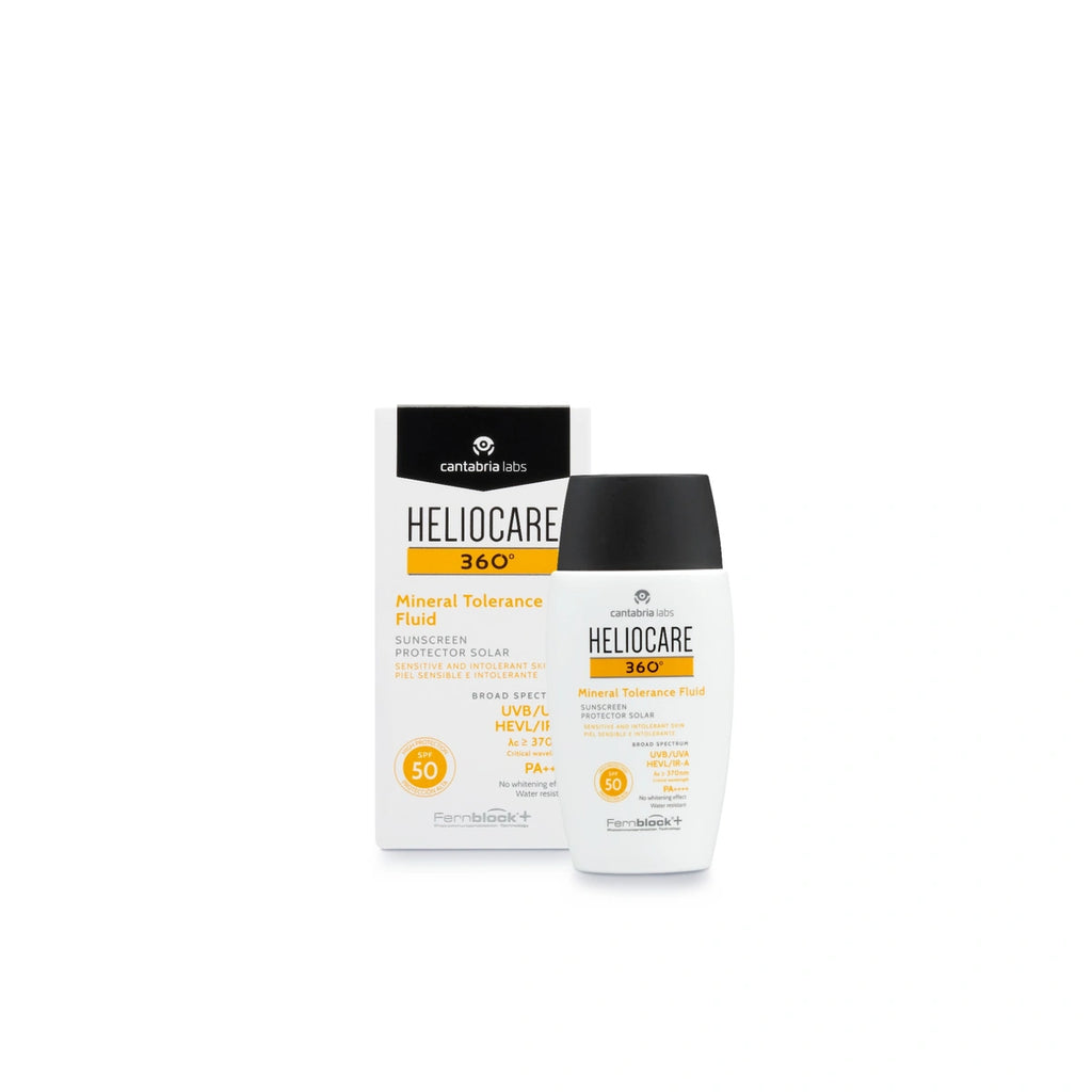 Heliocare 360º Mineral Tolerance Fluid SPF 50+ Fotoprotector Facial Mineral para Piel Sensible