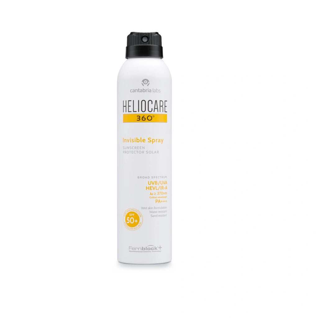 Heliocare 360º Invisible Spray SPF 50+ Protector Solar Corporal Transparente