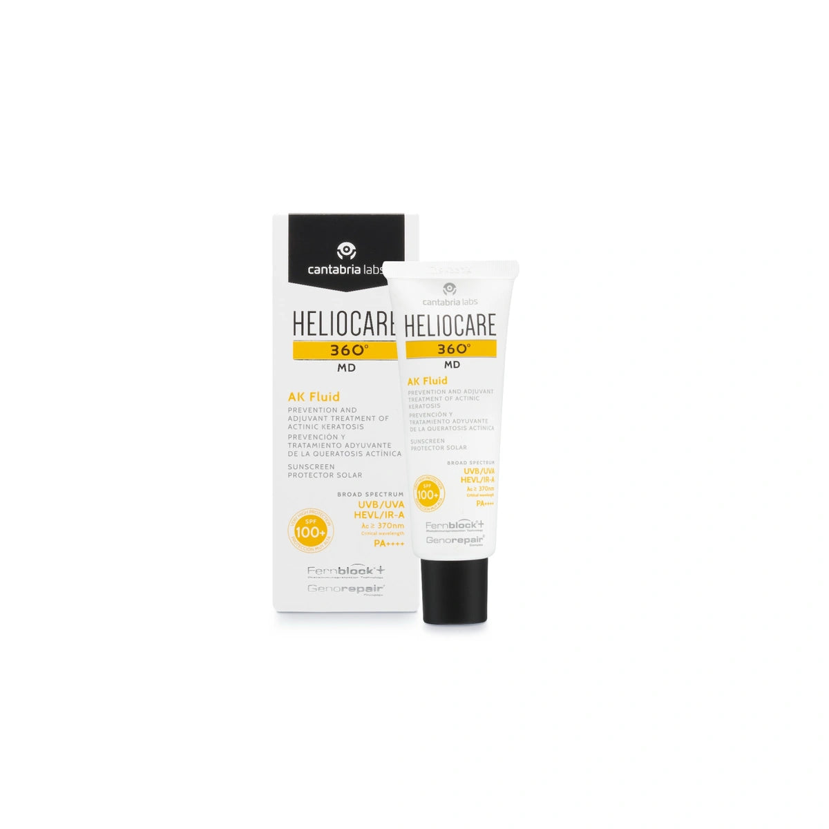 Heliocare 360º AK Fluid SPF 100+ Fotoprotector Facial para Queratosis Actínica