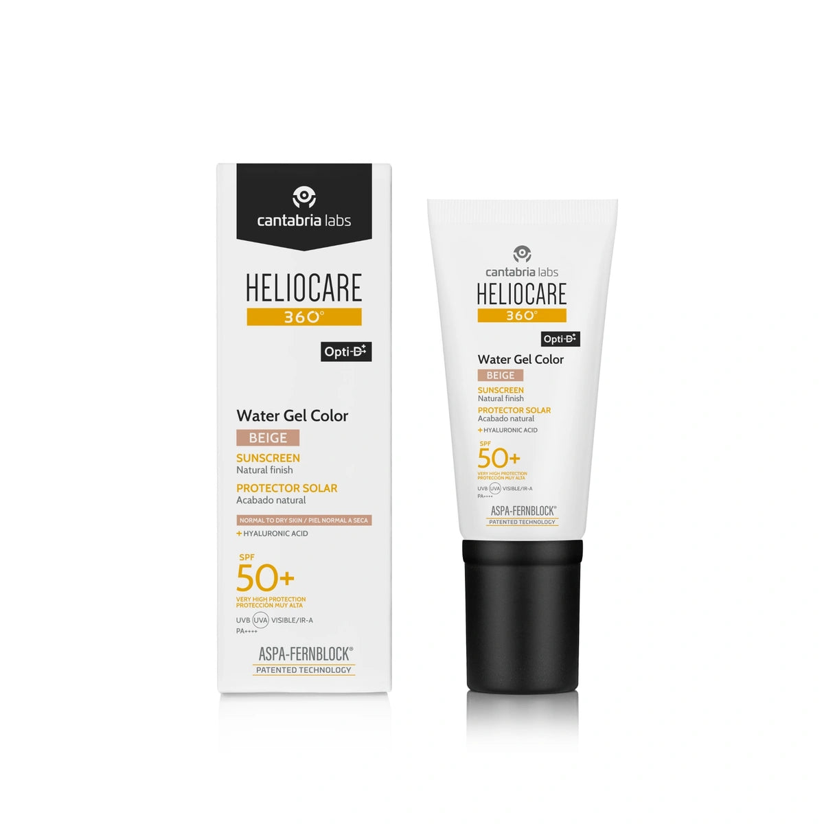 Heliocare 360º Color Water Gel Beige SPF 50+ Fotoprotector Facial con Color