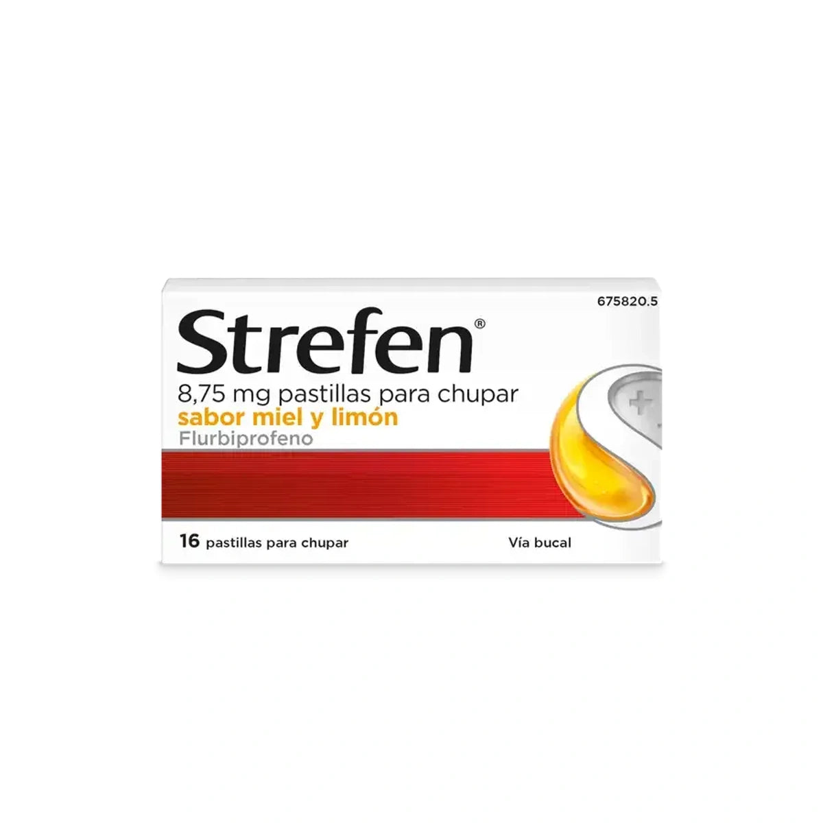 Strefen 8,75 mg Pastillas para Chupar Miel y Limón